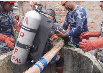 इनार सफा गर्ने क्रममा पुरुषको मृत्यू, सशस्त्र प्रहरीले ४० मिटरभित्र इनारबाट निकाल्यो लास