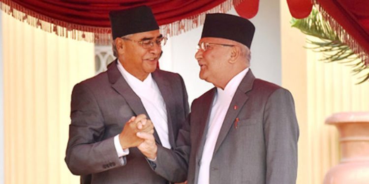 कांग्रेस र एमालेबीच ओलीको नेतृत्वमा सरकार बनाउने सहमति