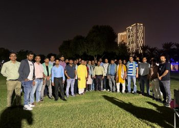 मधेशी एकता समाजले दुबईमा विजयादशमी, दीपावली तथा छठको पर्व मनाउँदै संस्थापक सदस्य र कोषाध्यक्ष अनिल साहलाई बिदाई गर्यो।