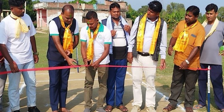 सिरहाको दहिपौड़ीमा लागुऔषधविरुद्धको सन्देशसहित क्रिकेट प्रतियोगिता