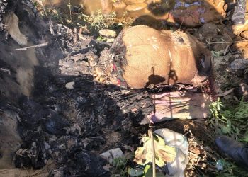 जनकपुरः आधा जलेको अवस्थामा बोराभित्र लास फेला